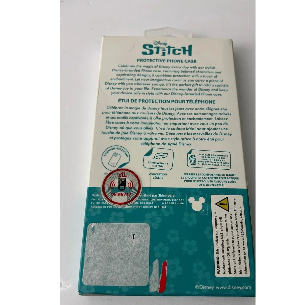 Disney Stitch Disco‎ Ball iPhone 13 14 Pro Max Case Wireless Charging Skinnydip